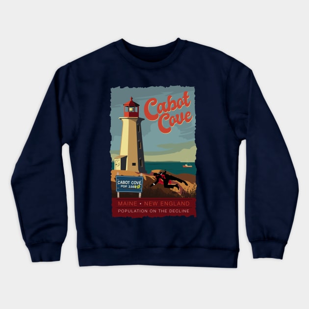 Cabot Cove Special edition Crewneck Sweatshirt by BOEC Gear